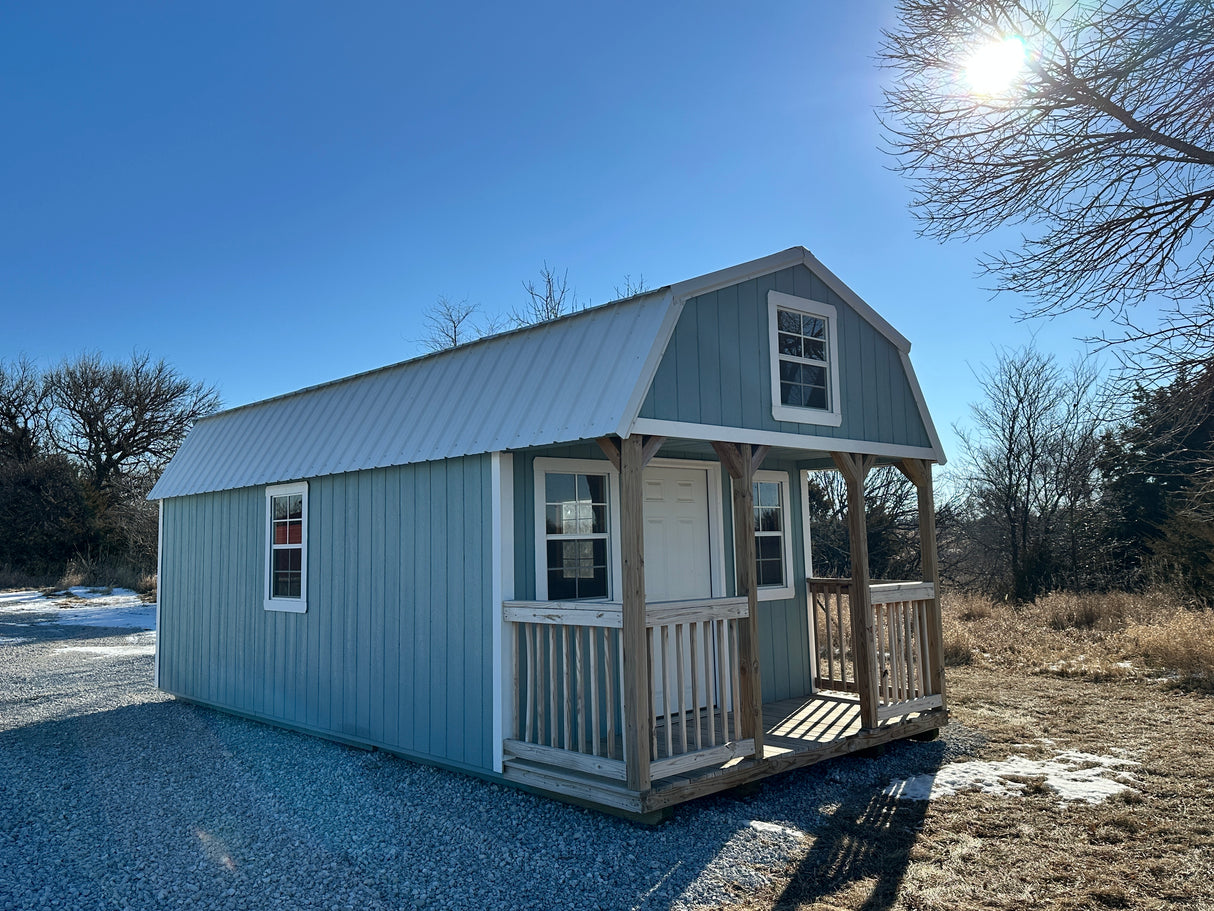 SOLD 12x24 Lofted Cabin - Hampton Location | NE Sheds