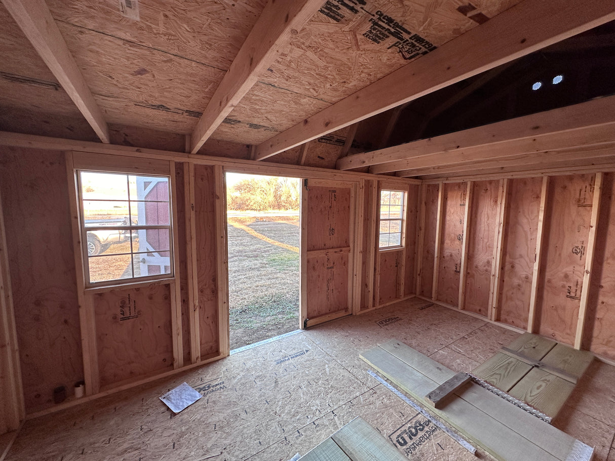 SOLD 10x16 Lofted Garden Shed - Wisner NE. NEsheds