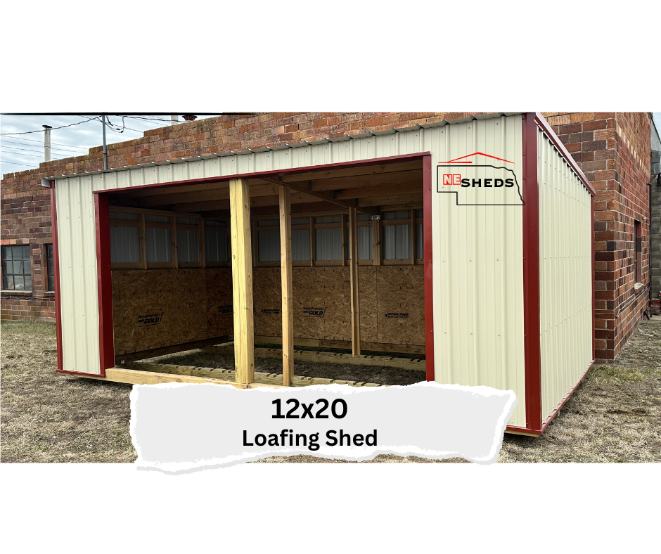 SOLD 12x20 Loafing Shed - Red Cloud Ne. Location | NE Sheds