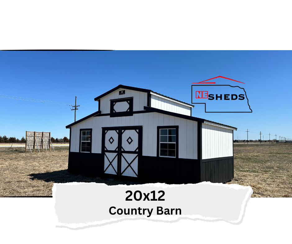 20x12 Country Barn - Grand Island Ne. Location | NE Sheds