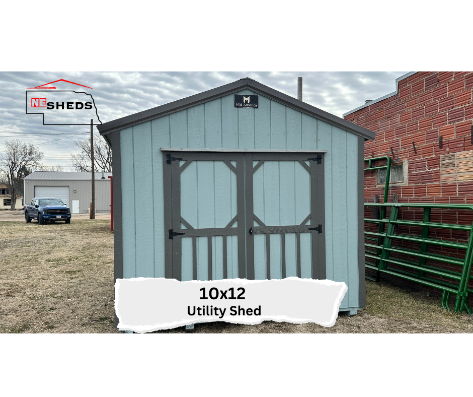 SOLD 10x12 Utility Shed - Red Cloud Ne. Location | NE Sheds