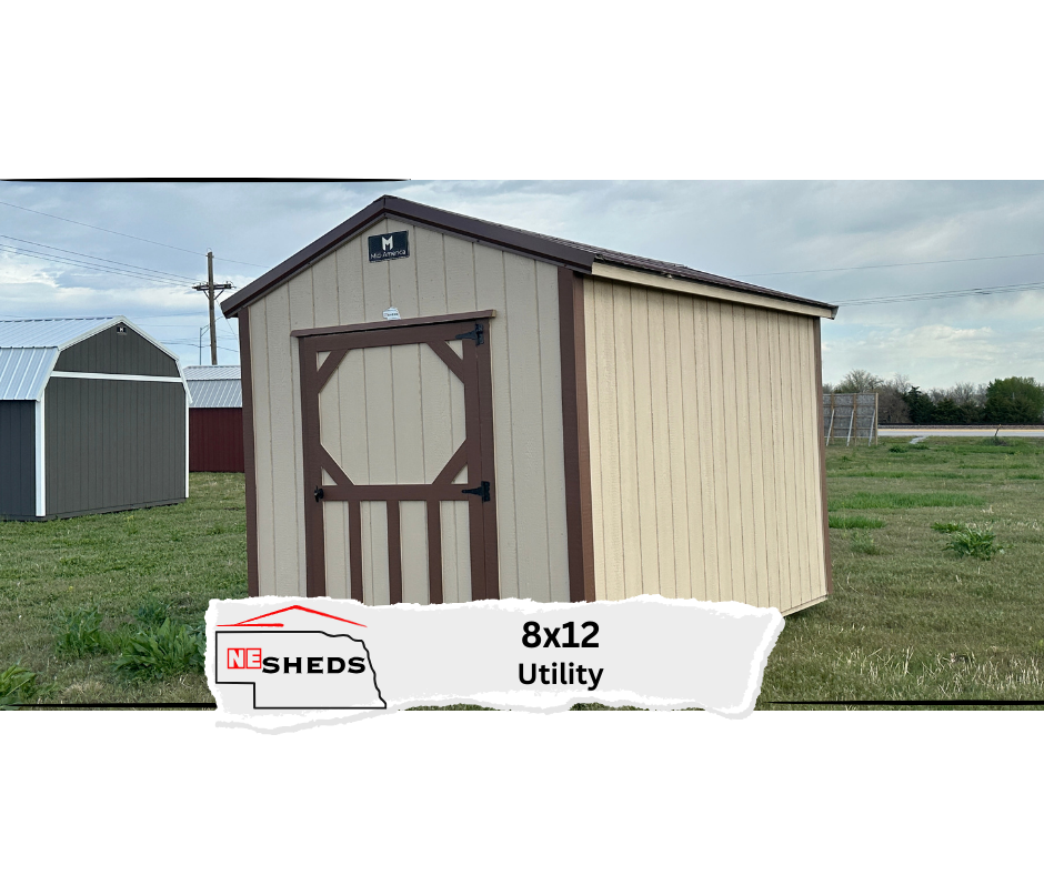 SOLD 8x12 Utility - Grand Island Location | NE Sheds