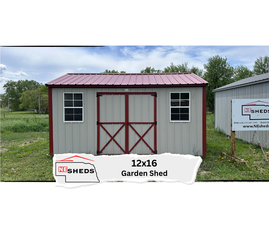 SOLD 12x16 Garden Shed - Wisner NE. | NE Sheds