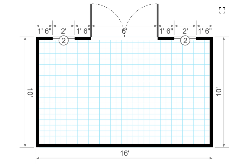 SOLD 10x16 Lofted Garden Shed - Wisner NE. NEsheds