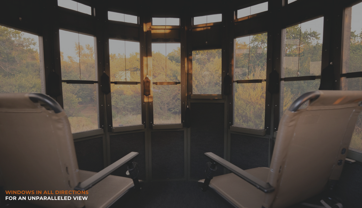 360 PRO XL 7x7 Model Hunting Blinds | NE SHEDS