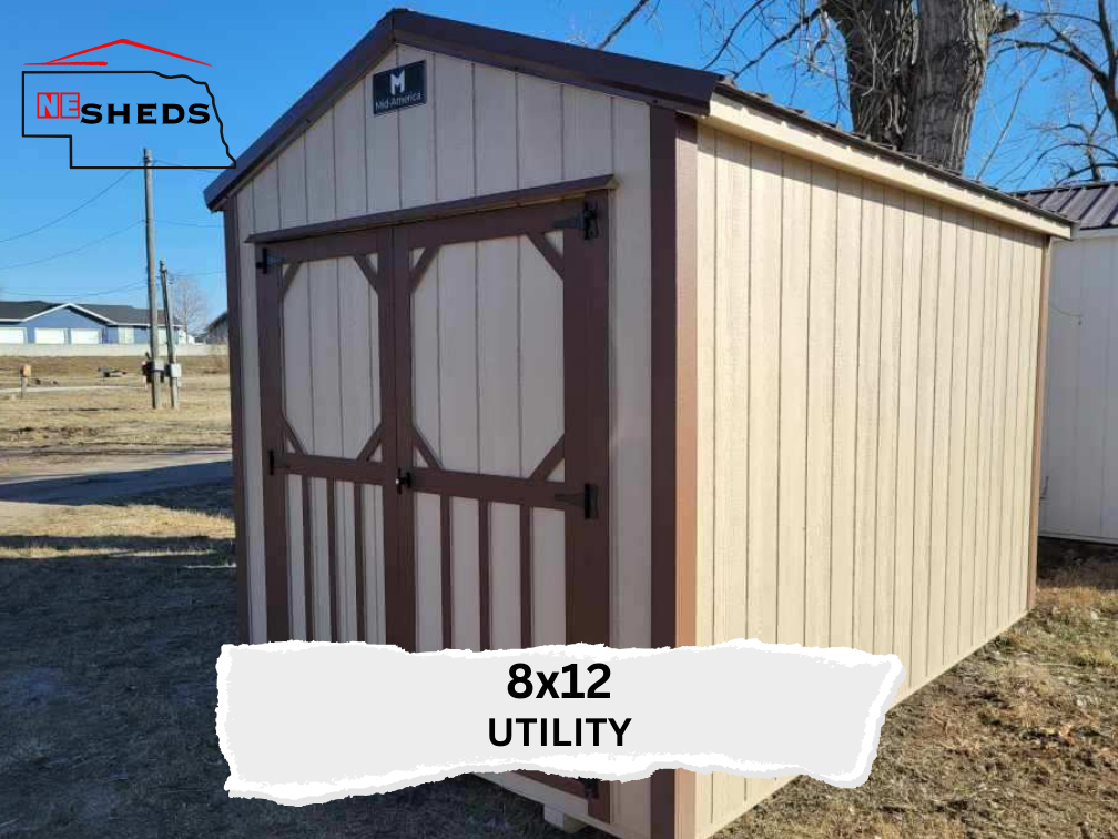 SOLD 8X12 Utility Shed - Columbus Nebraska | NE Sheds