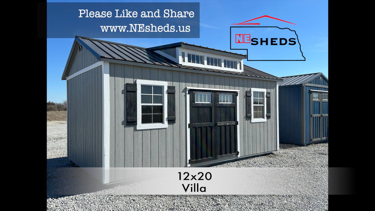 SOLD 12x20 Villa - Hampton Nebraska | NE Sheds