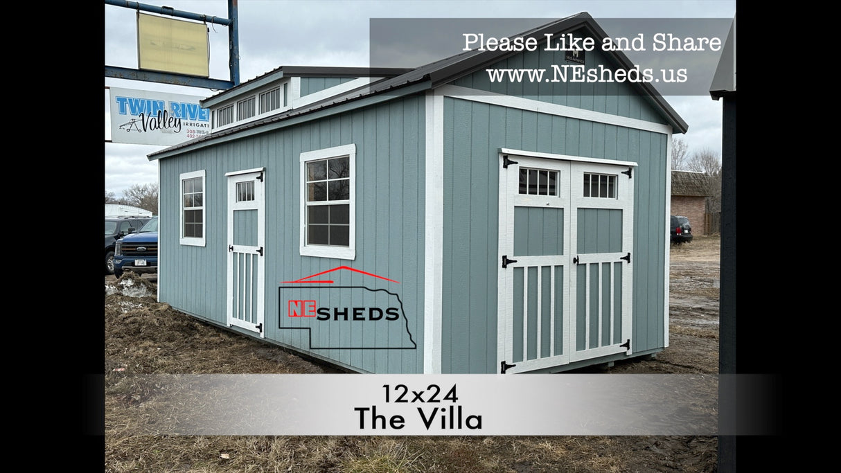 SOLD 12x24 The Villa - Columbus Nebraska. | NE Sheds