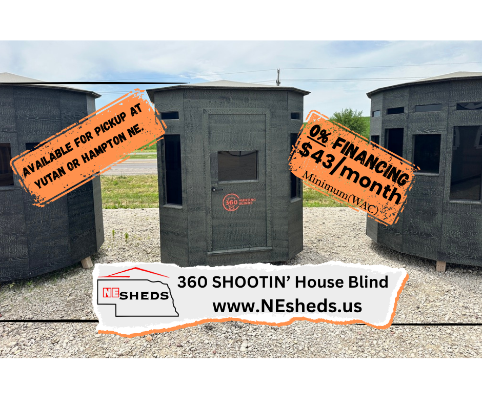 360 Shootin' House Hunting Blinds | NE SHEDS