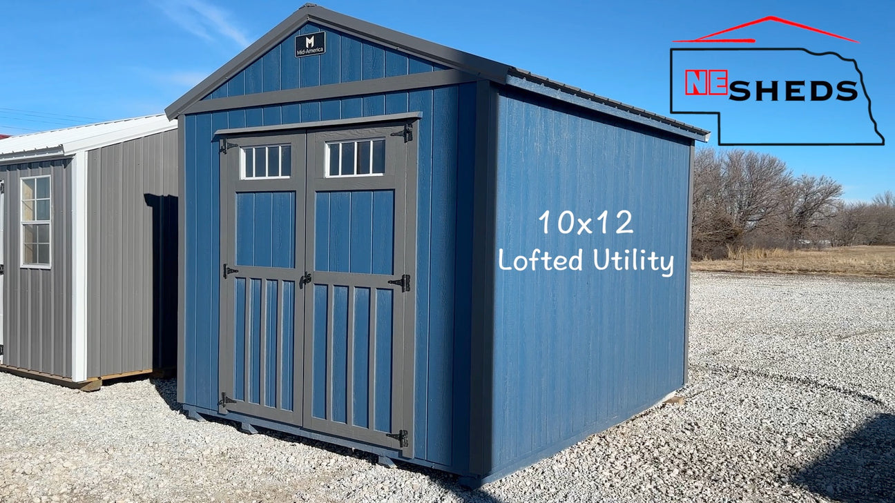 LOFTED UTILITY by NE Sheds