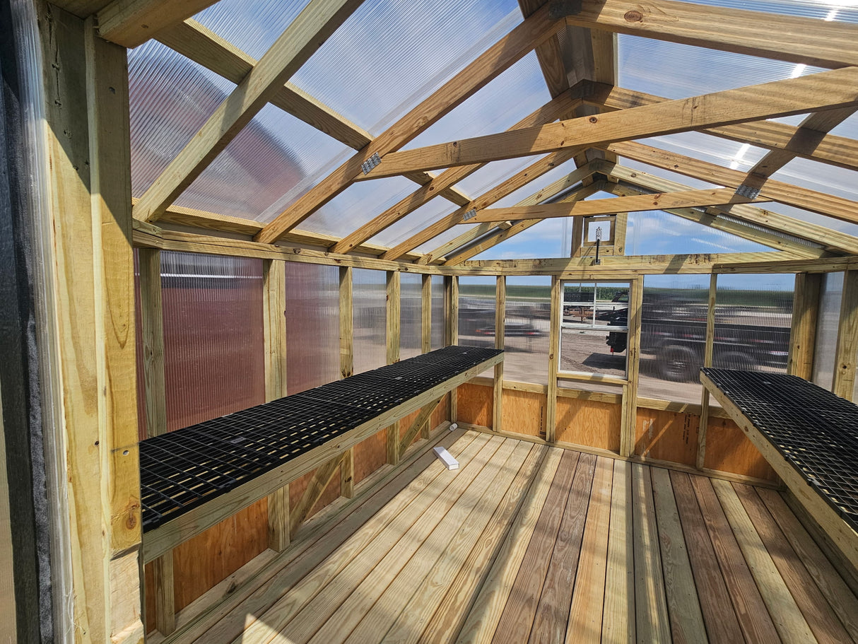 10x12 Green House - Alda/Grand Island Location | NE Sheds
