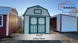 10x12 Lofted Barn - Wisner NE. NEsheds