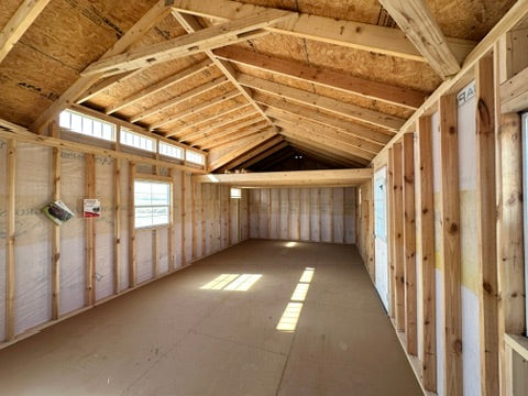 14x32 Swiss Cabin - Yutan Nebraska Location | NE Sheds