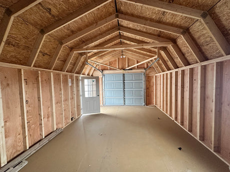 14x28 Lofted Garage - Wisner Nebraska Location | NE Sheds