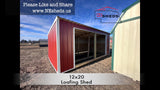 12x20 Loafing Shed - Wisner Nebraska | NE Sheds
