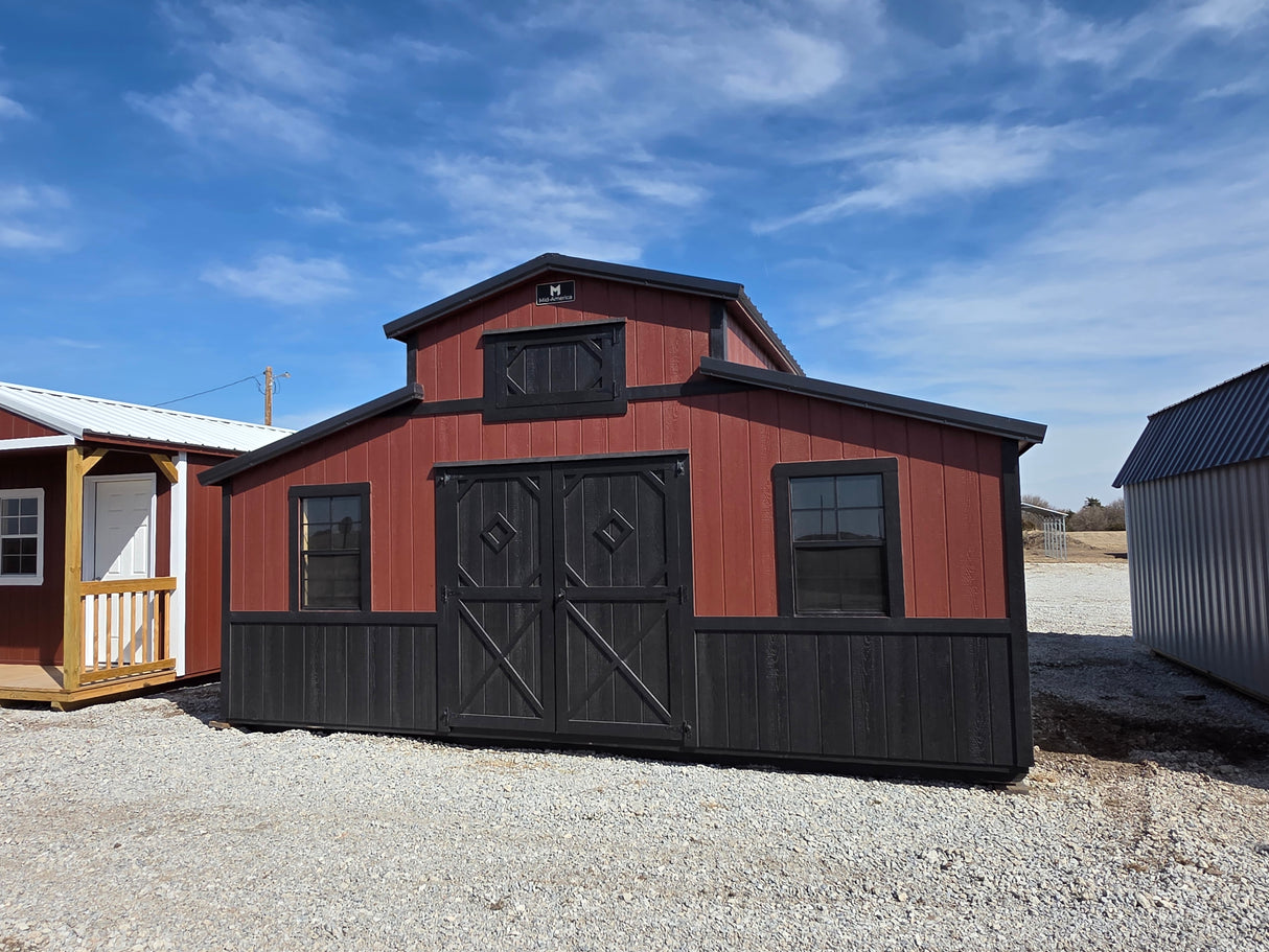 12x20 Country Barn - Hampton Nebraska Location | NE Sheds