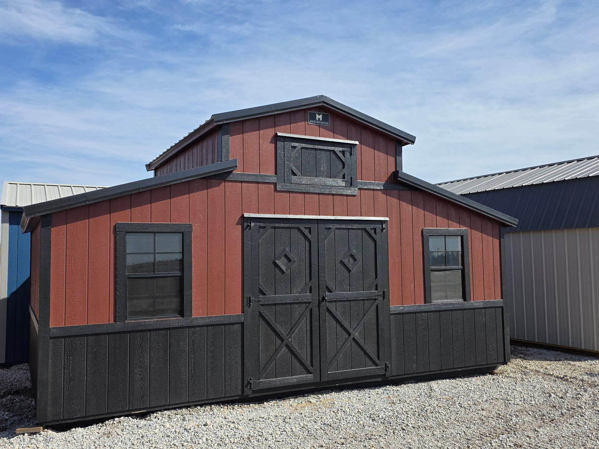 12x20 Country Barn - Hampton Nebraska Location | NE Sheds