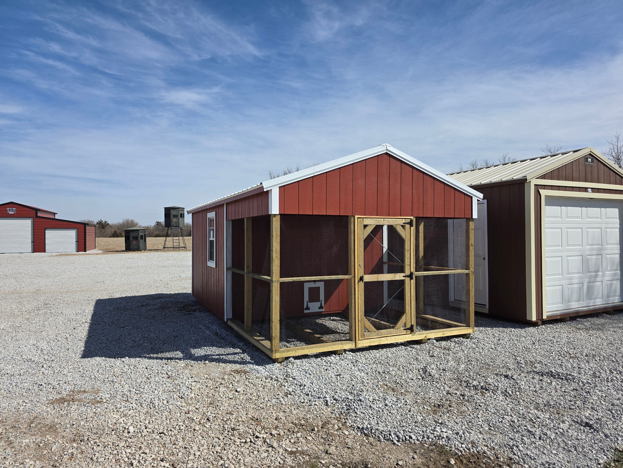 12x20 Chicken Coop - Hampton Nebraska Location | NE Sheds