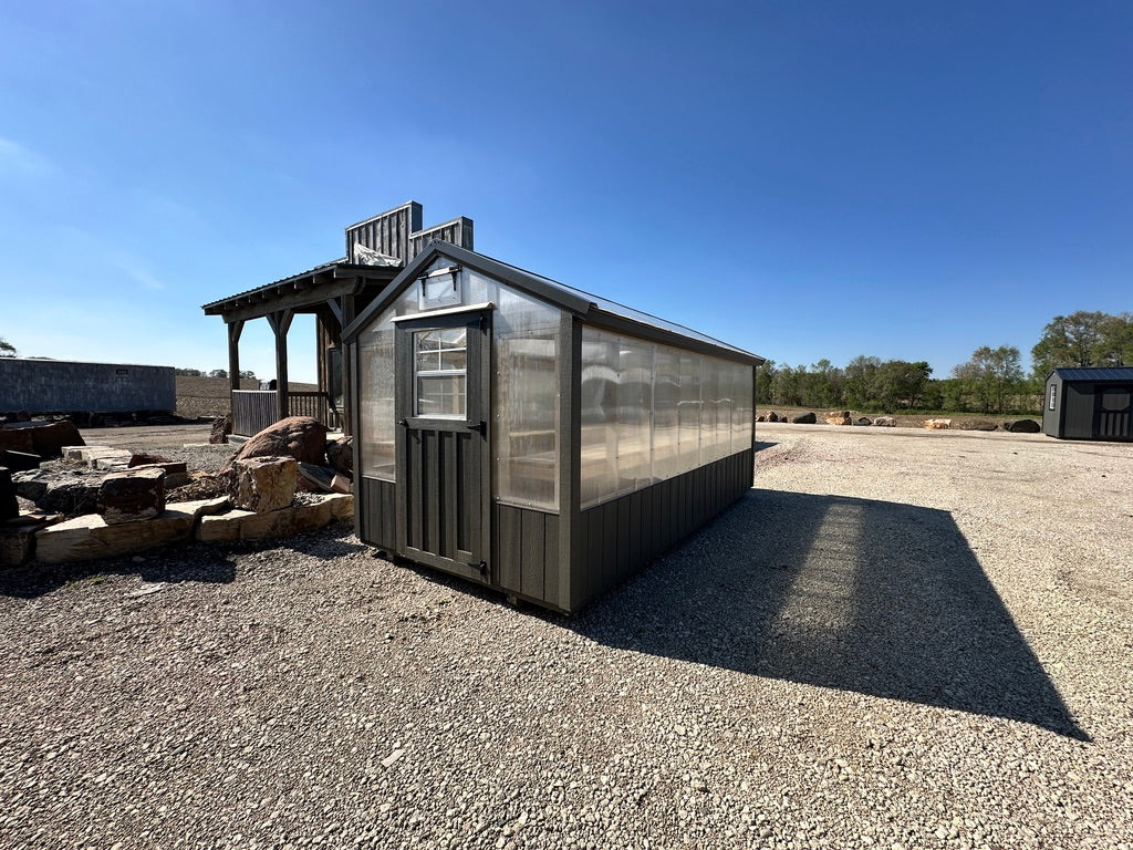 8x16 Green House - Yutan Location | NE Sheds