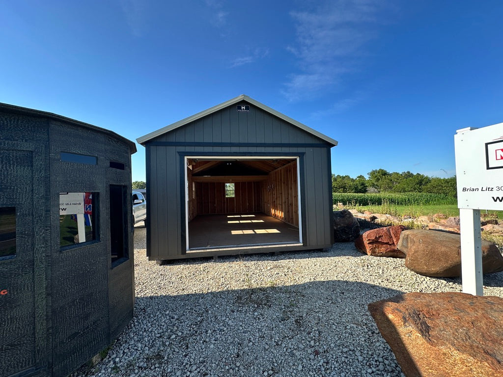 14x28 Legacy Garage - Yutan Nebraska Location | NE Sheds