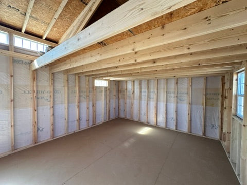 14x32 Swiss Cabin - Yutan Nebraska Location | NE Sheds