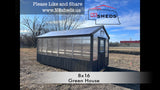 SOLD 8x16 Green House - Wisner Nebraska | NE Sheds