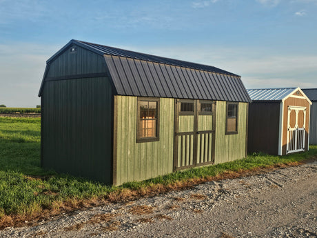 SOLD 10x20 Lofted Garden Shed - Alda Nebraska Location | NE Sheds