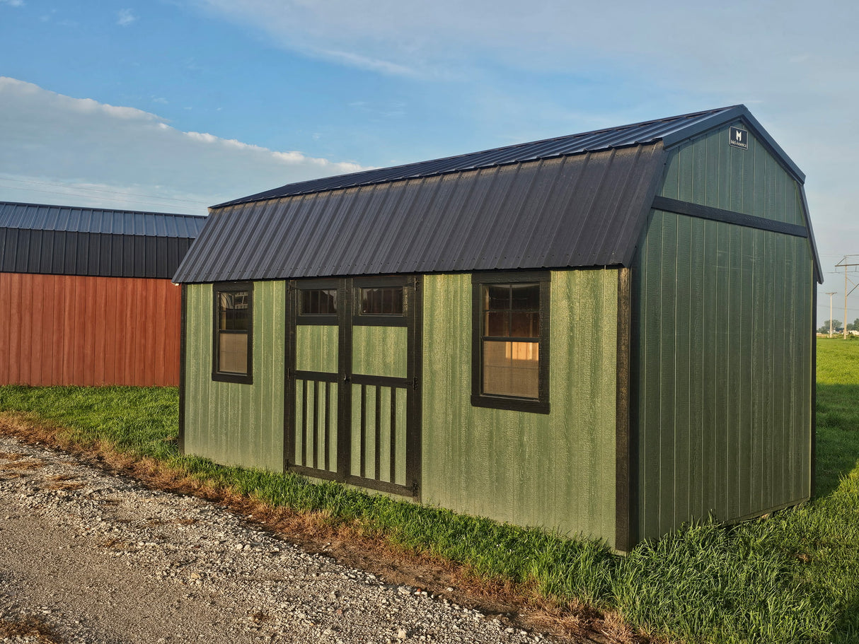 SOLD 10x20 Lofted Garden Shed - Alda Nebraska Location | NE Sheds