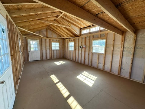 14x32 Swiss Cabin - Yutan Nebraska Location | NE Sheds