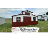 12x20 Country Barn - Atkinson Nebraska | NE Sheds - Portable Buildings