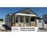 16x36 Swiss Cabin - Hampton, Nebraska Location | NE Sheds
