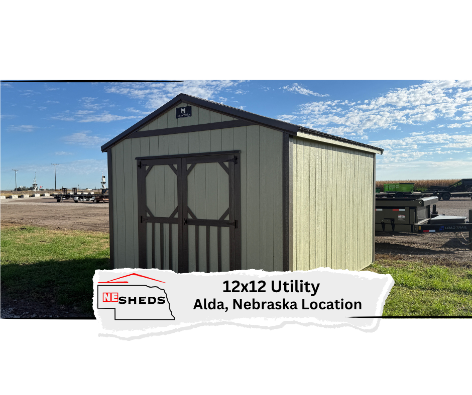 12x12 Utility - Alda Nebraska Location | NE Sheds