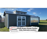10x26 Greenhouse Combo - Alda Nebraska | NE Sheds