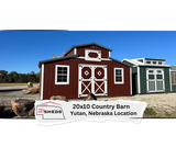 20x10 Country Barn - Yutan Nebraska Location | NE Sheds