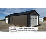 14x40 Legacy Garage - Hampton Nebraska | NE Sheds