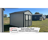 8x12 Utility Shed - Atkinson Nebraska | NE Sheds