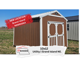 10x12 Utility - Grand Island Nebraska Location | NE Sheds