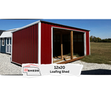 12x20 Metal Loafing Shed - Hampton Nebraska. | NE Sheds