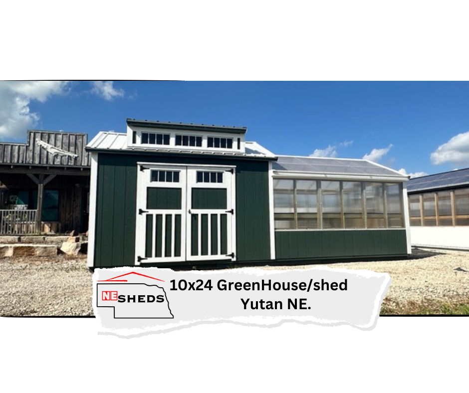 10x22 Green House\Shed Combo - Yutan, Nebraska | NE Sheds