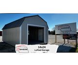 SOLD 14x24 Lofted Garage - Hampton Nebraska | NE Sheds