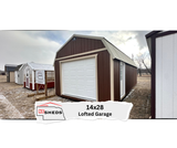 14x28 Lofted Garage - Wisner Nebraska Location | NE Sheds