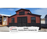 12x20 Country Barn - Hampton Nebraska Location | NE Sheds