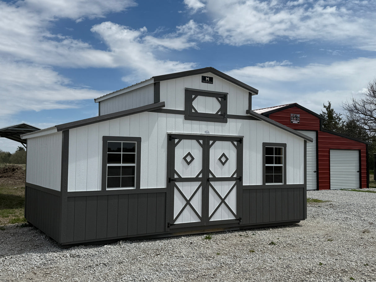 12x20 Country Barn - Hampton Nebraska Location | NE Sheds