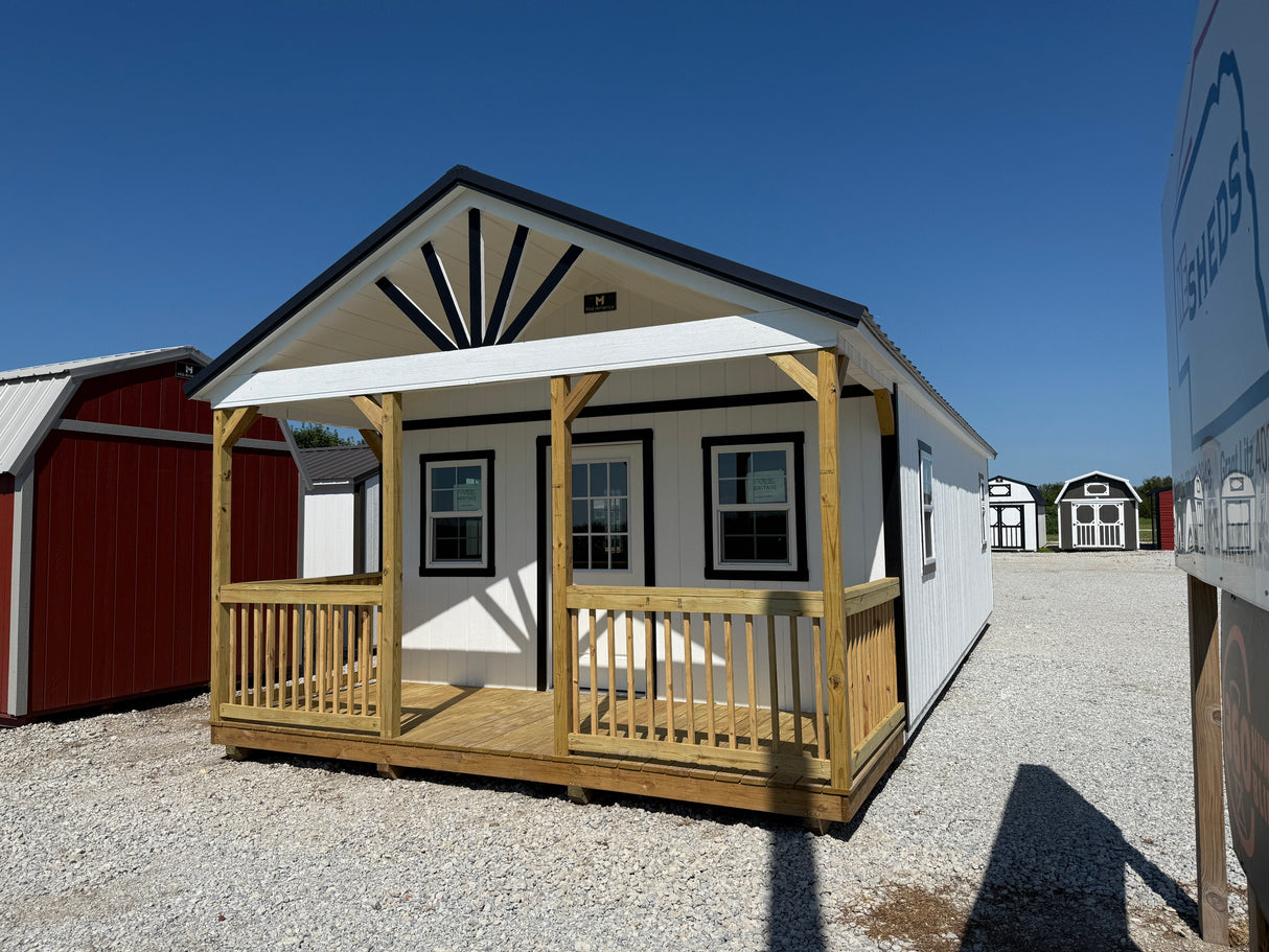 16x36 Swiss Cabin - Hampton, Nebraska Location | NE Sheds