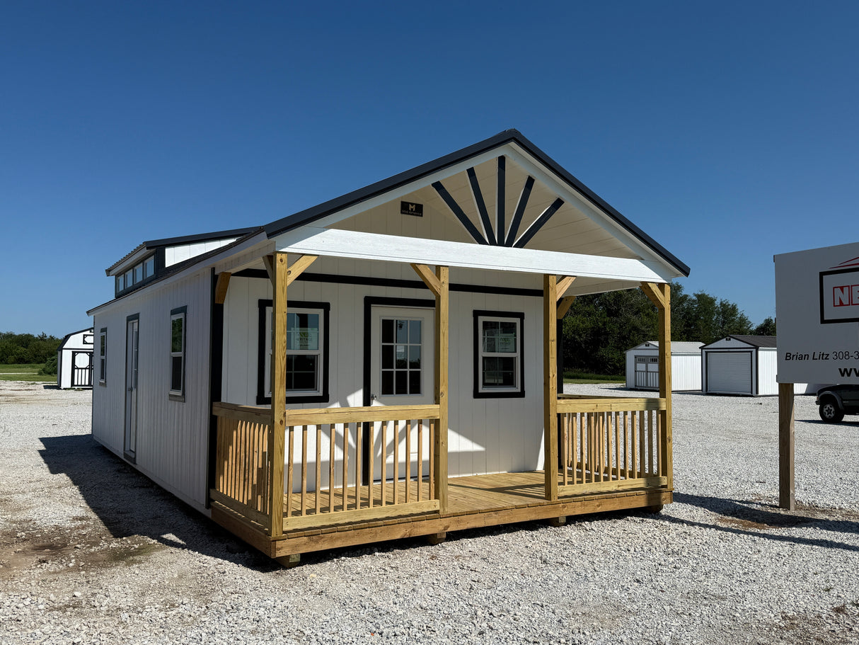 16x36 Swiss Cabin - Hampton, Nebraska Location | NE Sheds