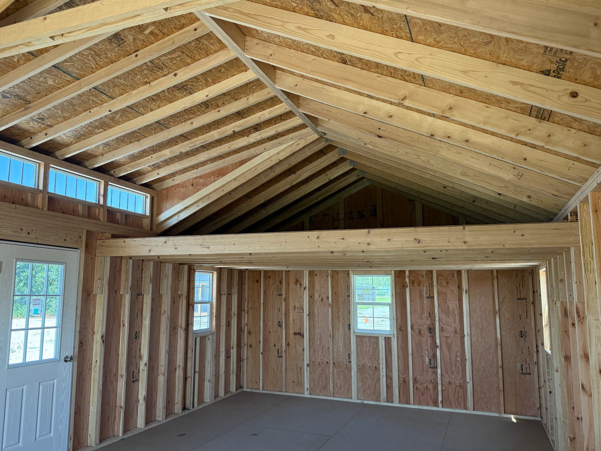 16x36 Swiss Cabin - Hampton, Nebraska Location | NE Sheds