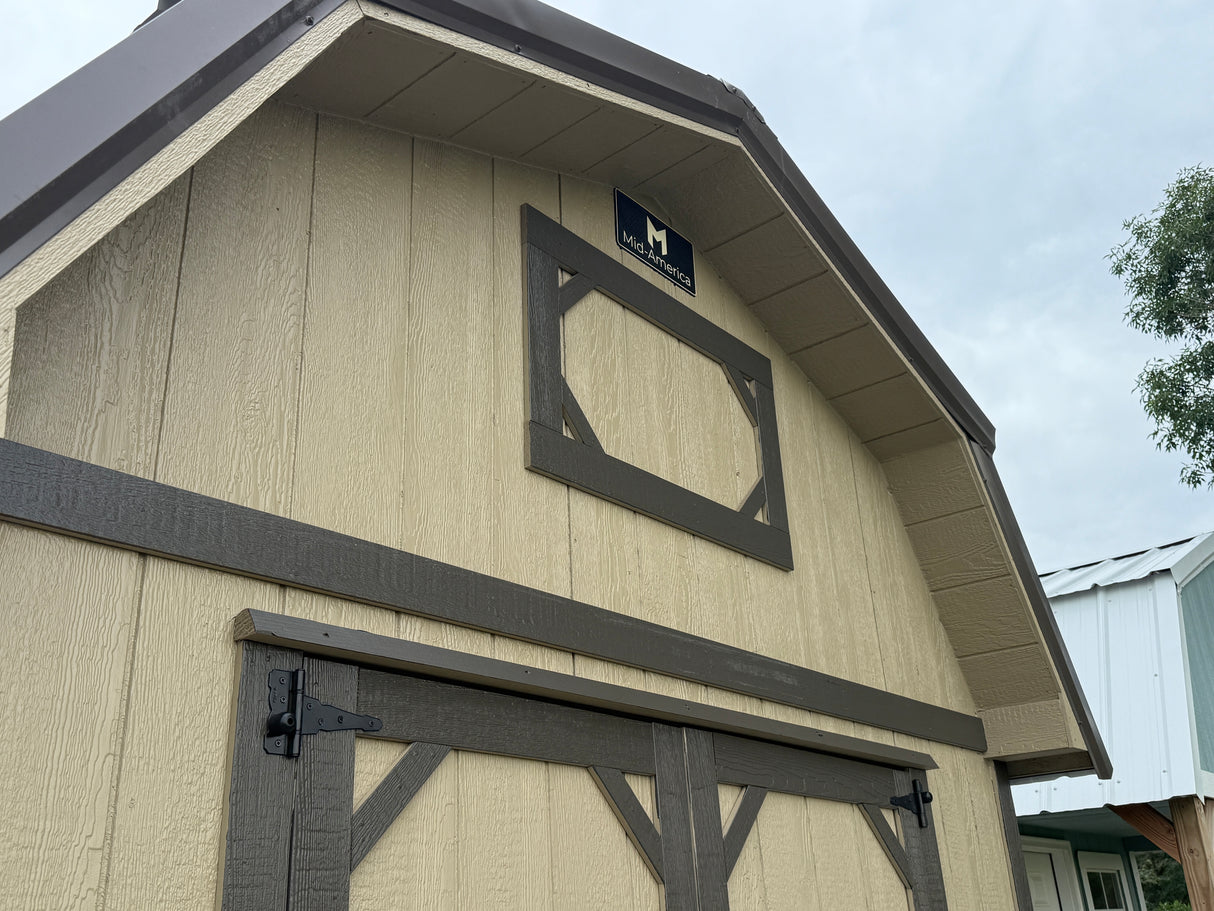 10x16 Lofted Barn - Hampton Nebraska Location | NE Sheds
