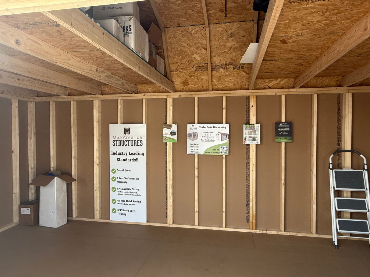10X20 Lofted Garden Shed - Nebraska State Fair Special 2025 | NE Sheds