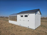 10x22 Green House Shed Combo - Grand Island Location | NE Sheds
