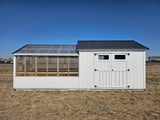 10x22 Green House Shed Combo - Grand Island Location | NE Sheds